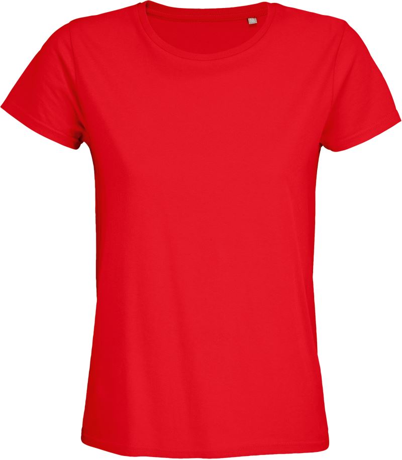 Levně Dámské tričko z bio bavlny - bright red