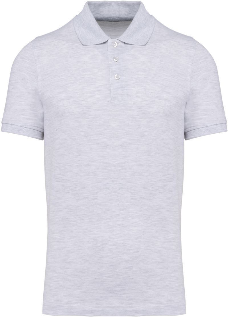 Pánské piqué polo - ash heather