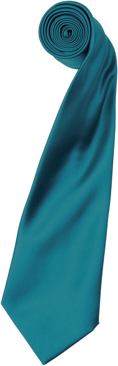 Levně Saténová kravata "Colours" - teal