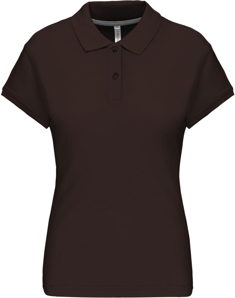 Dámské piqué polo - chocolate