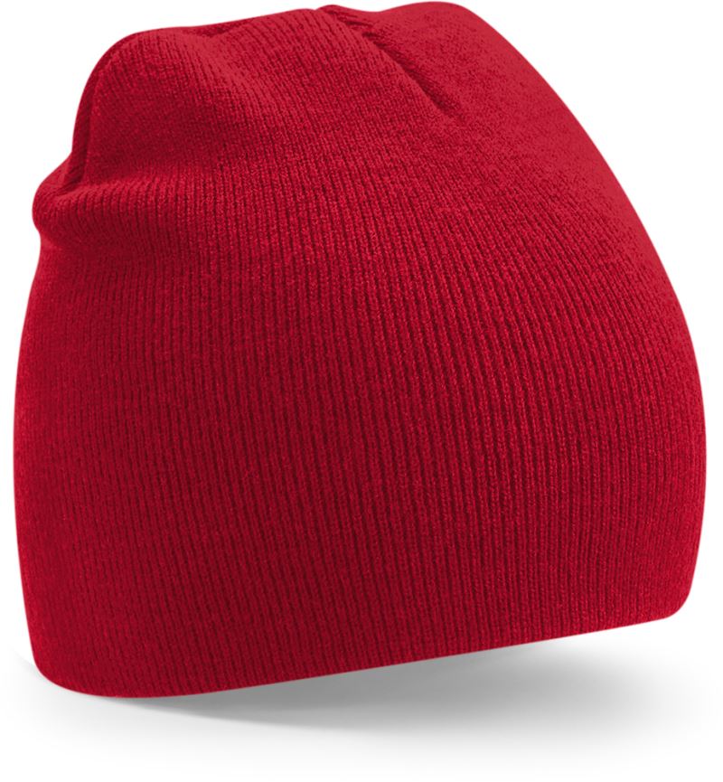 Levně Pletená čepice "Recycled" - classic red