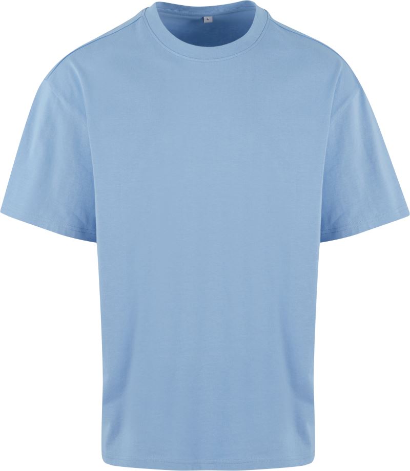 Levně Unisex oversize tričko z těžké bavlny - powder blue