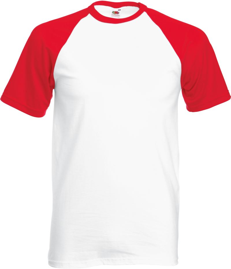 Levně Raglánové tričko - white/red