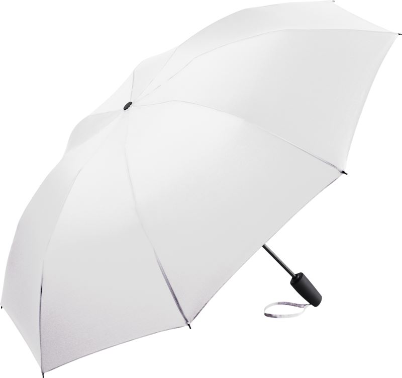 Levně Dvojitý automatický skládací deštník - white