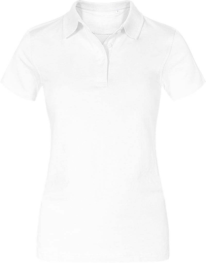 Levně Dámské pracovní žerzejové polo - white