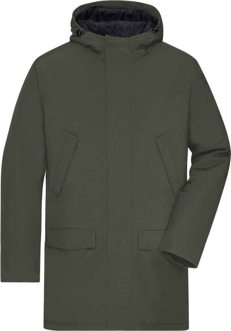 Levně Pánská business parka - olive green