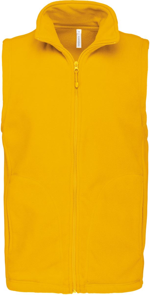 Levně Mikrofleecová vesta "Luca" - yellow