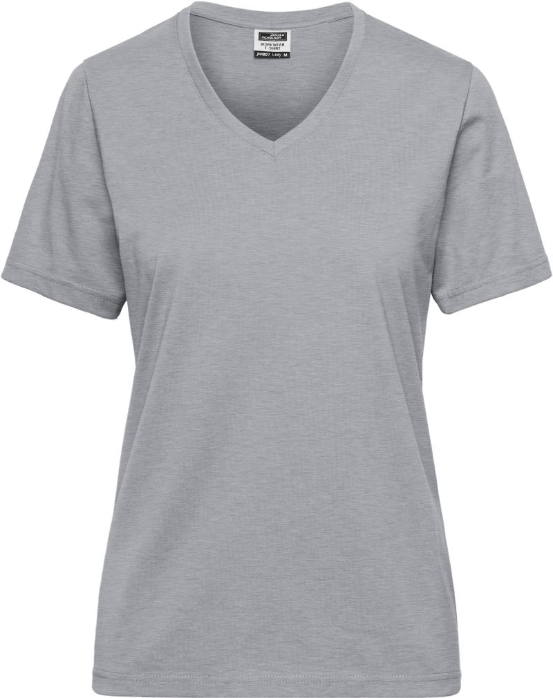 Levně Dámské pracovní tričko z bio bavlny - Solid - grey heather