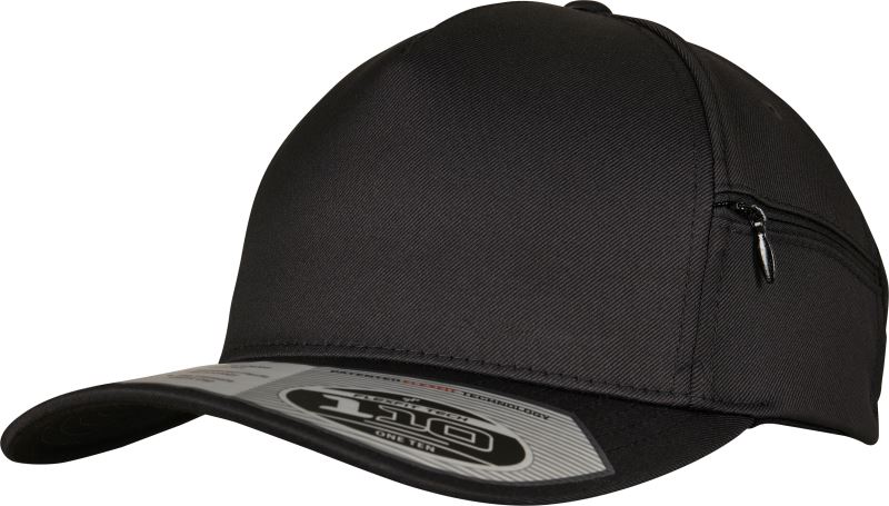 Levně 5 panelová kšiltovka "Pocket" - black
