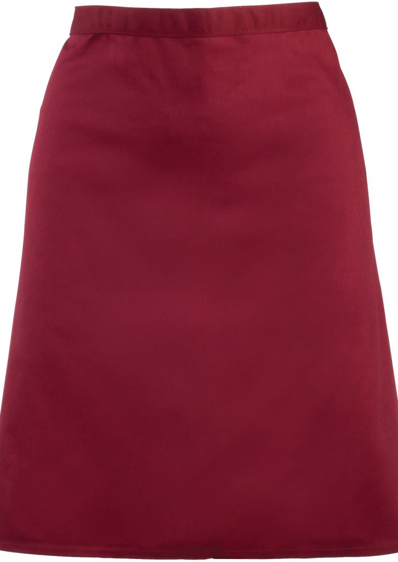 Levně Zástěra do pasu krátká "Colours" - burgundy