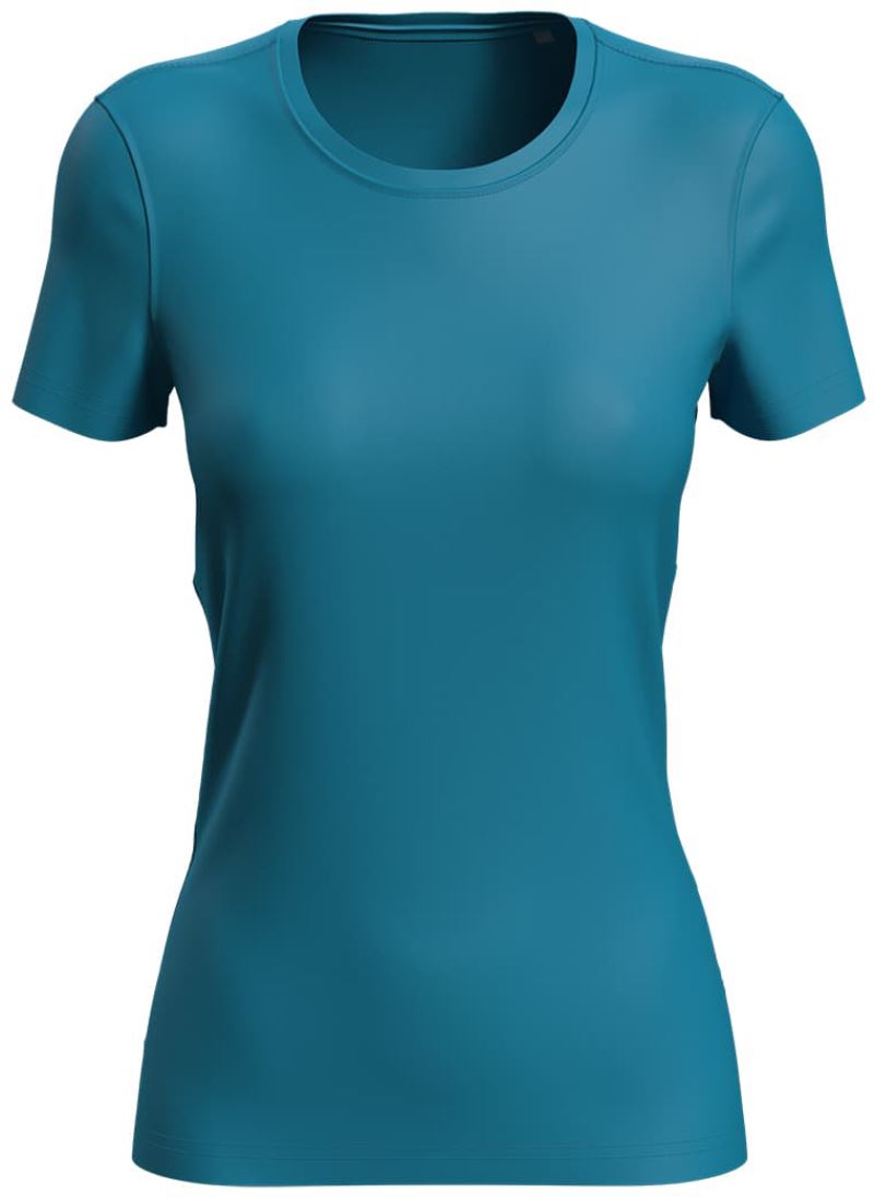 Levně Dámské sportovní tričko Interlock - hawaii blue