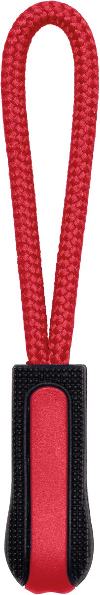 Levně 4 Ks přívěšek na zip - black/red