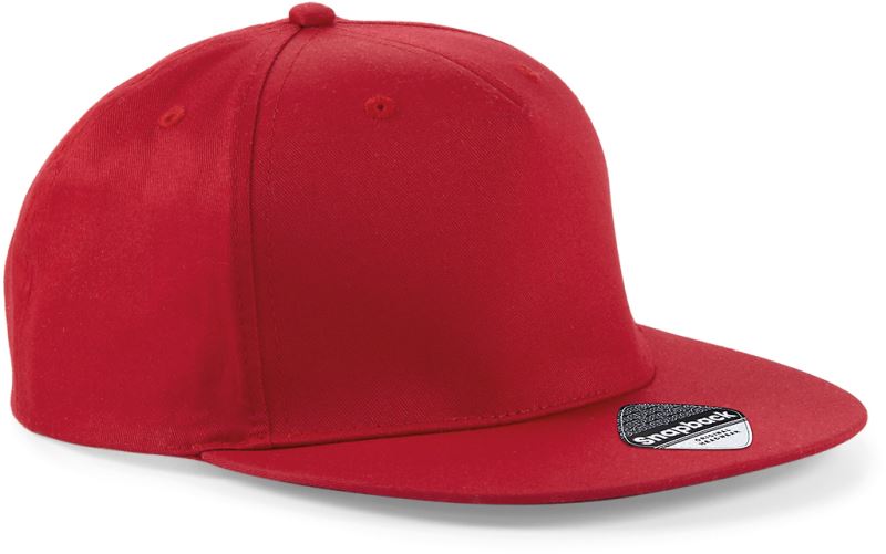Levně 5 panelová Snapback kšiltovka - classic red