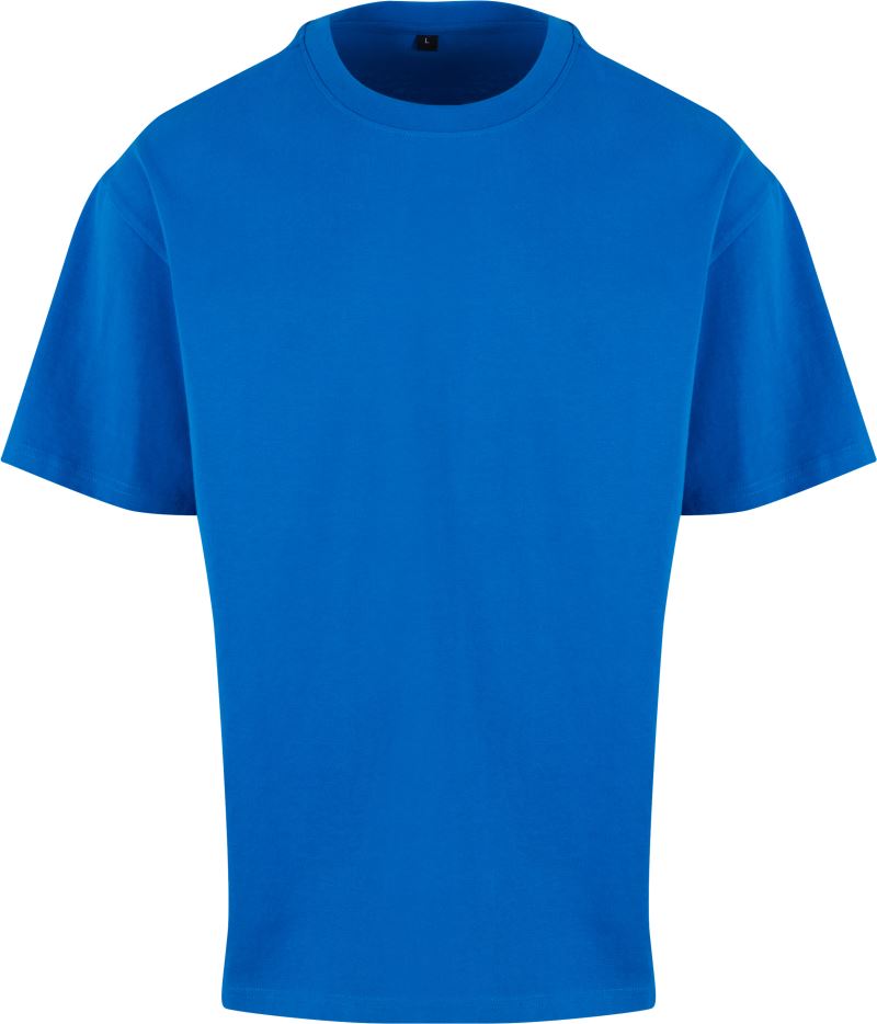 Levně Unisex oversize tričko z těžké bavlny - cobalt blue