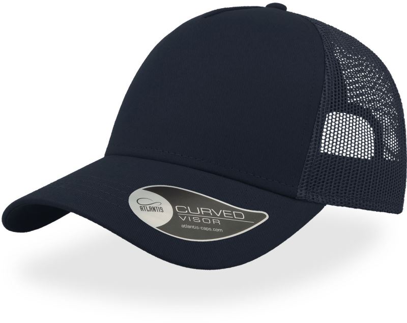 Levně 5 panelová Trucker kšiltovka "Rapper" - navy/navy