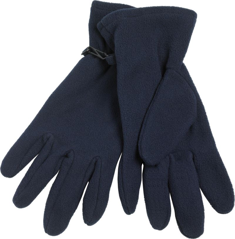 Levně Mikrofleecové rukavice - navy