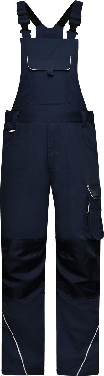 Pracovní kalhoty s laclem - Solid - navy