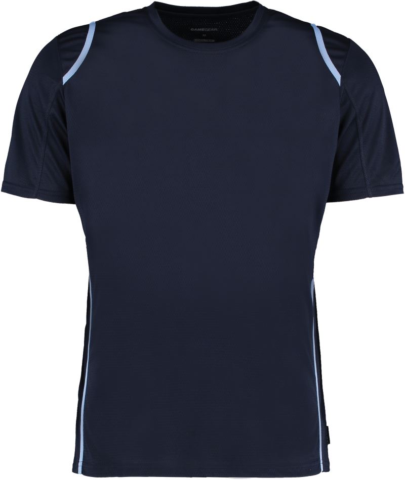 Kontrastní tričko Cooltex® - navy/light blue