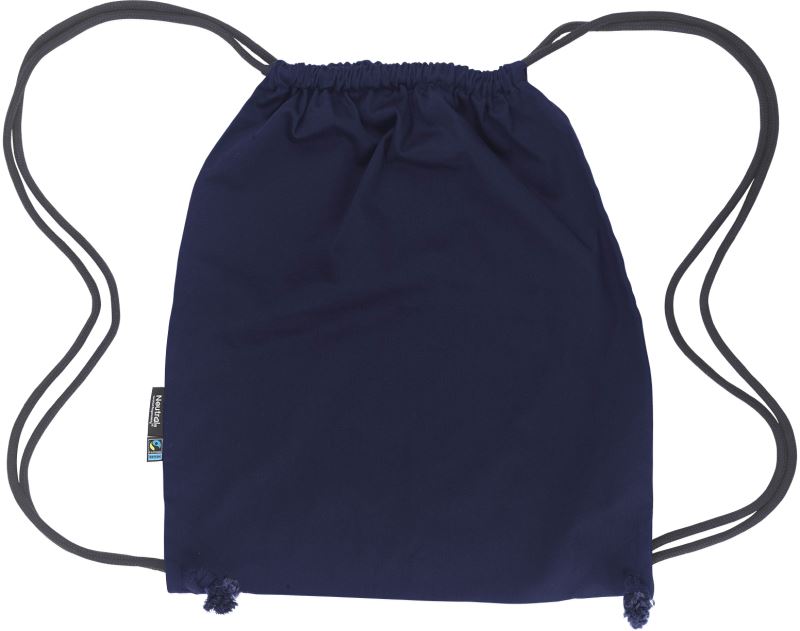Fairtrade Sportovní vak z bio bavlny - navy