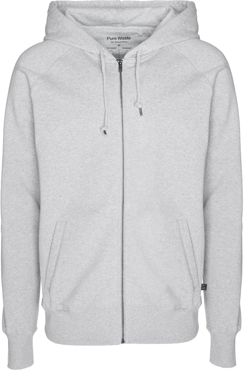 Unisex mikina s kapucí - grey melange