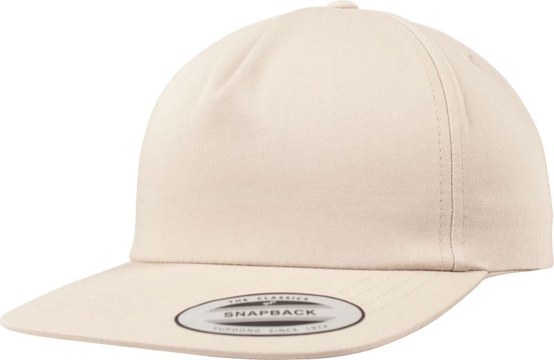 Levně 5 panelová Snapback kšiltovka - khaki