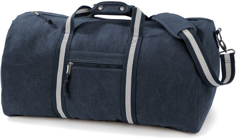 Levně Vintage plátěná cestovní taška - vintage oxford navy
