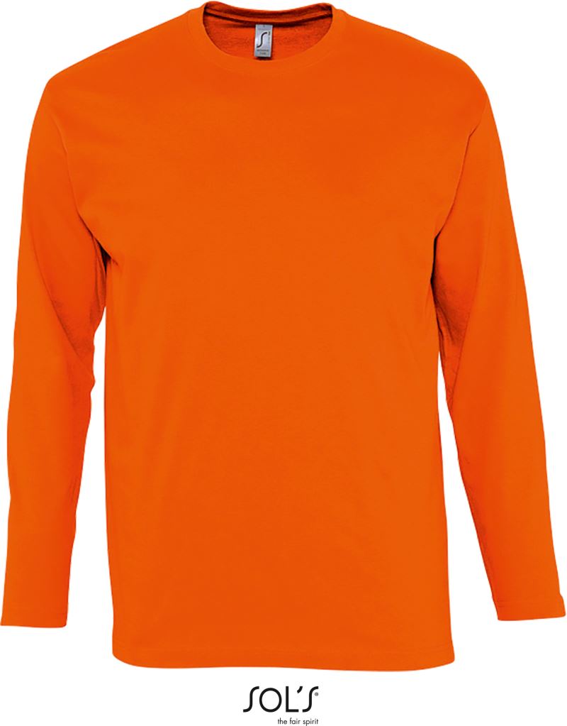 Levně Tričko s dlouhým rukávem - orange