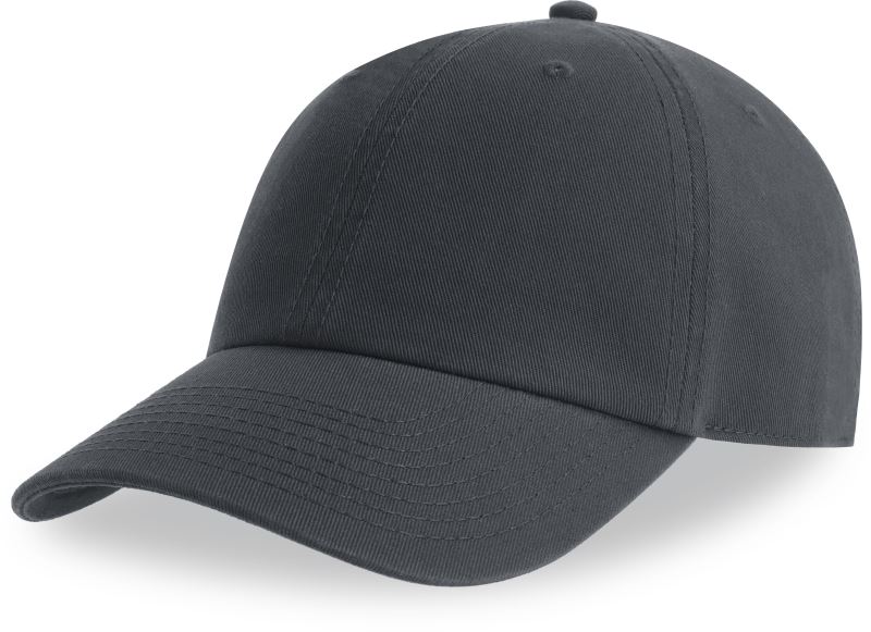 6 panelová kšiltovka - dark grey