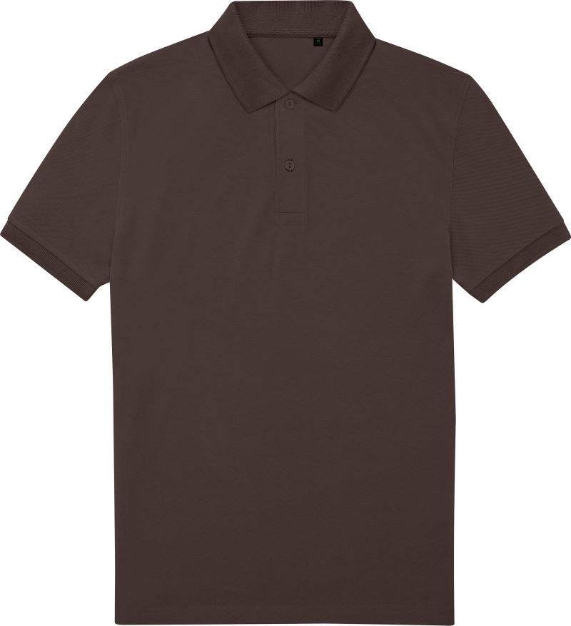Levně Piqué polo - roasted coffee