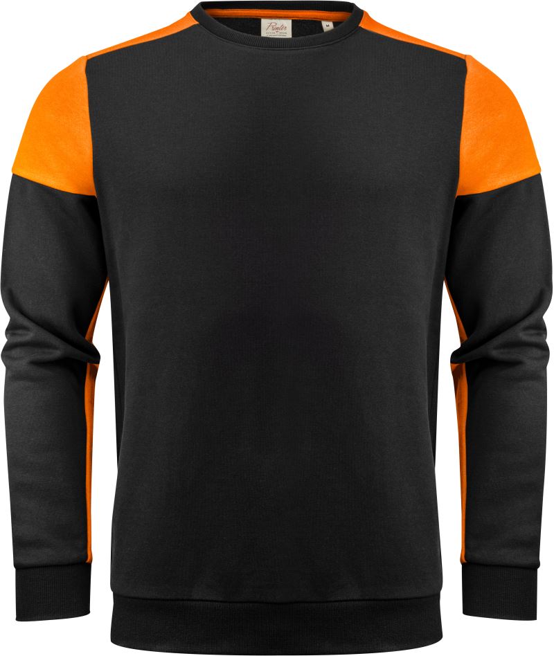 Levně Mikina - black/orange