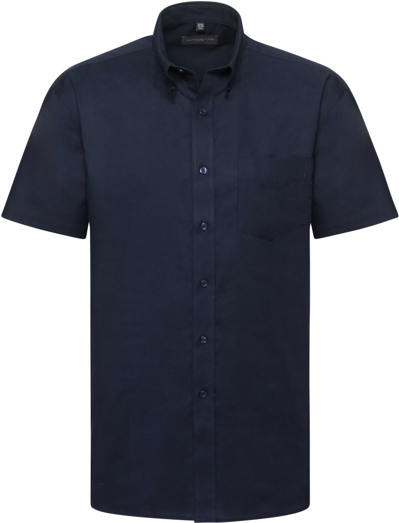 Levně Košile Oxford s krátkým rukávem - bright navy