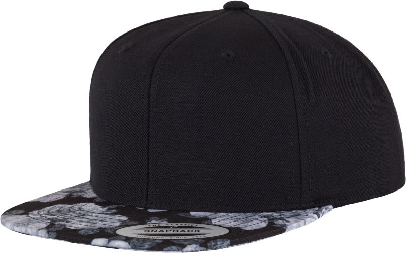 Levně 6 panelová baseballová kšiltovka - black/grey