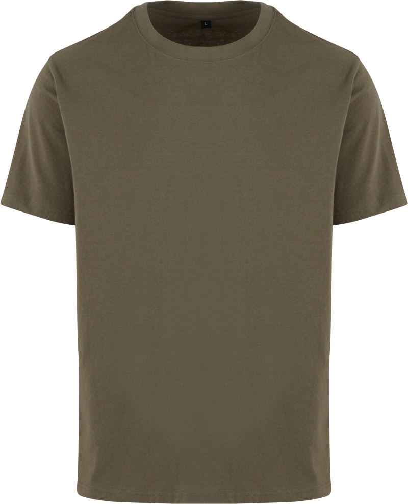 Levně Unisex tričko z těžké bavlny - olive
