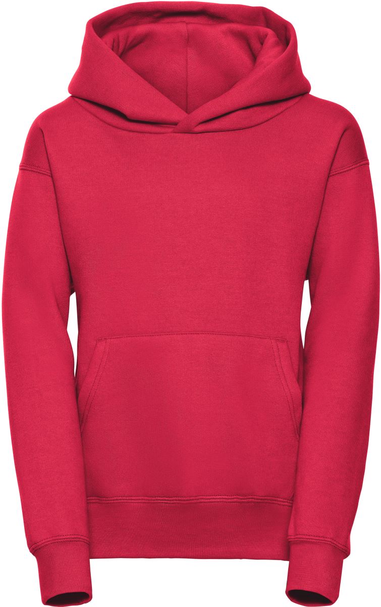 Levně Dětská mikina s kapucí - classic red