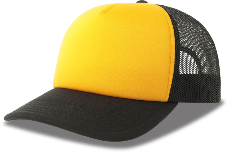 Levně 5 panelová Trucker kšiltovka - yellow/black