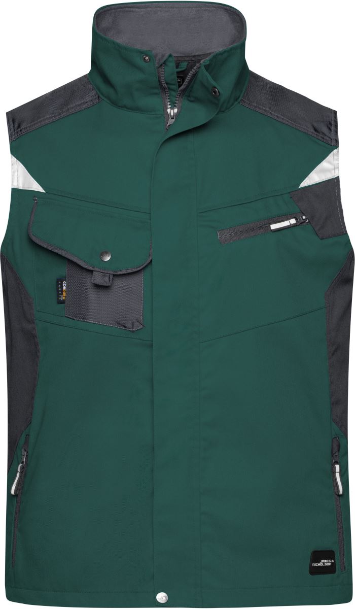 Pracovní vesta - Strong - dark green/black