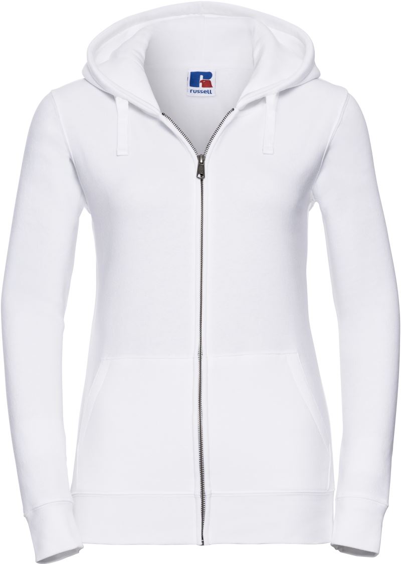 Levně Dámská mikina s kapucí "Authentic" - white