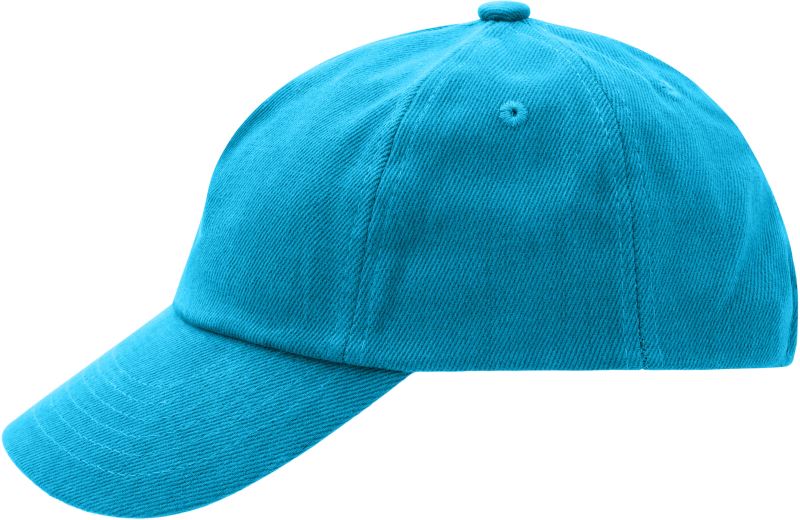 Levně Dětská 5 panelová kšiltovka - turquoise
