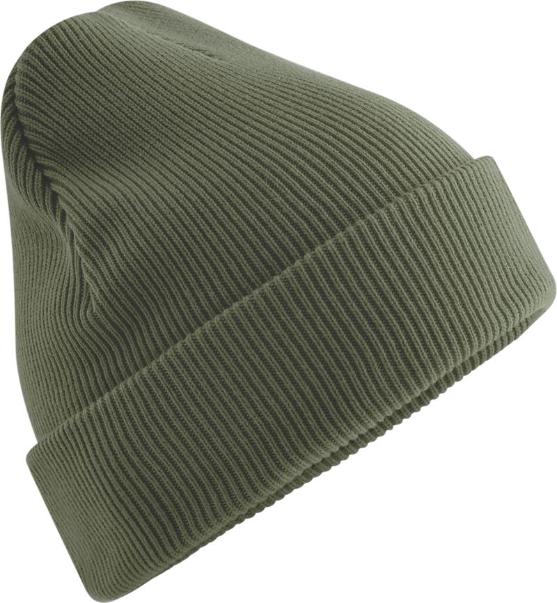 Levně Pletená čepice z bio bavlny - olive green