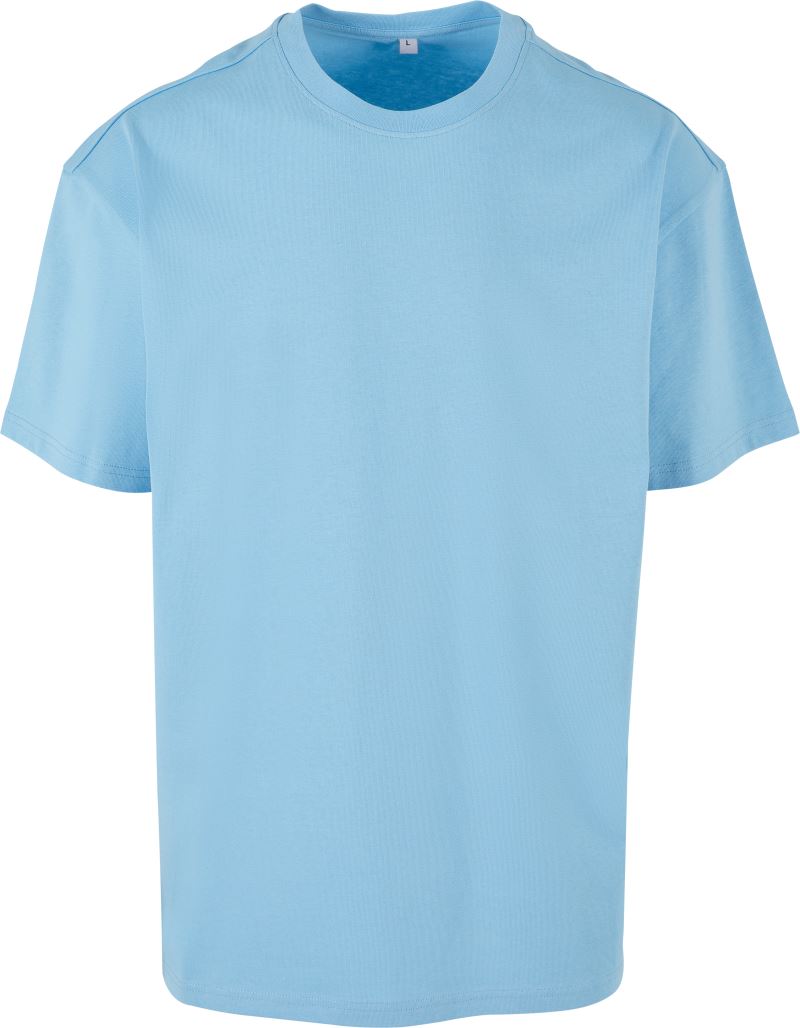Levně Oversize tričko z těžké bavlny - baltic blue