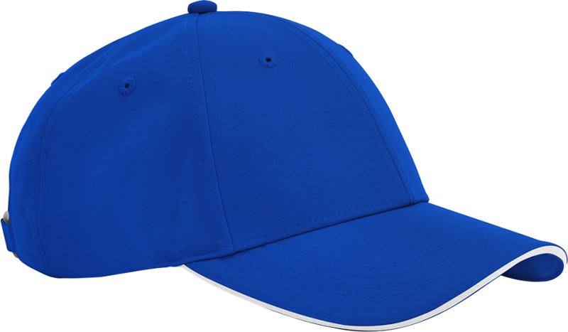 Levně 6 panelová kšiltovka "Team Sports-Tech" - bright royal/white