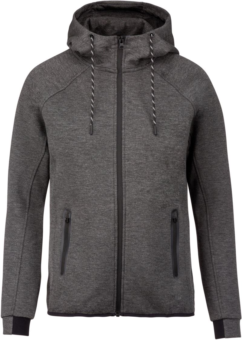 Levně Pánská tréninková bunda - deep grey heather