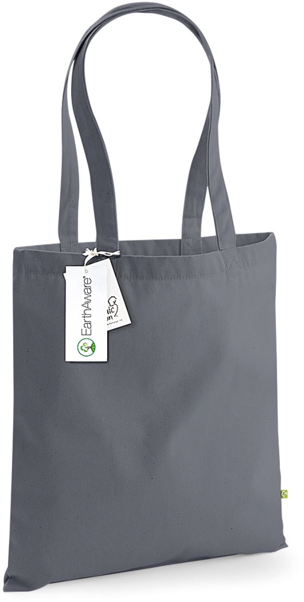 EarthAware™ taška z bio bavlny - graphite grey
