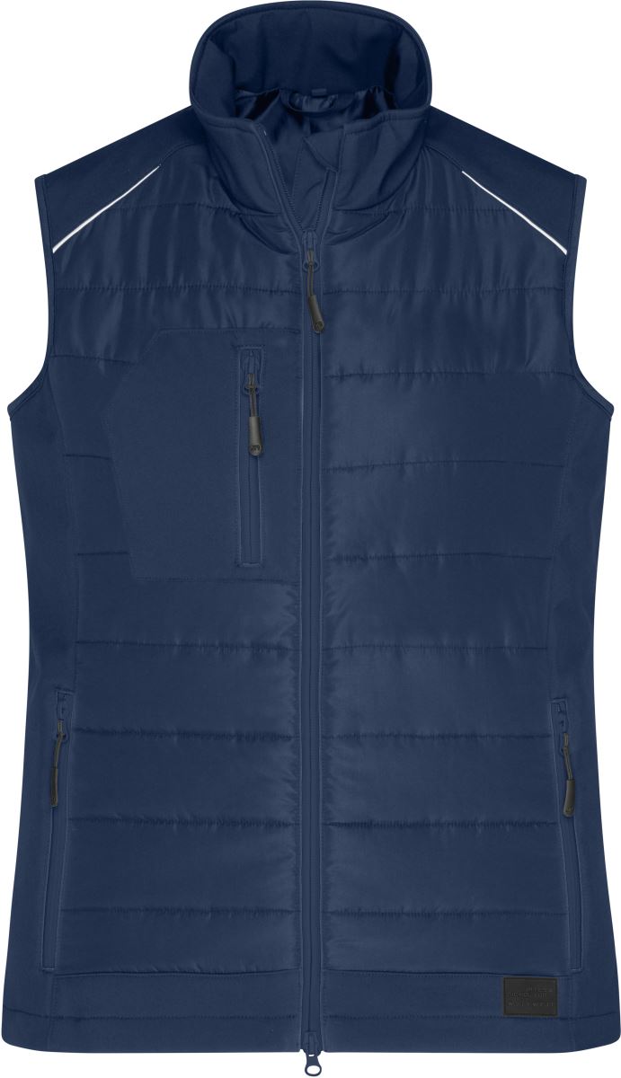 Levně Dámská hybridní vesta - navy/navy