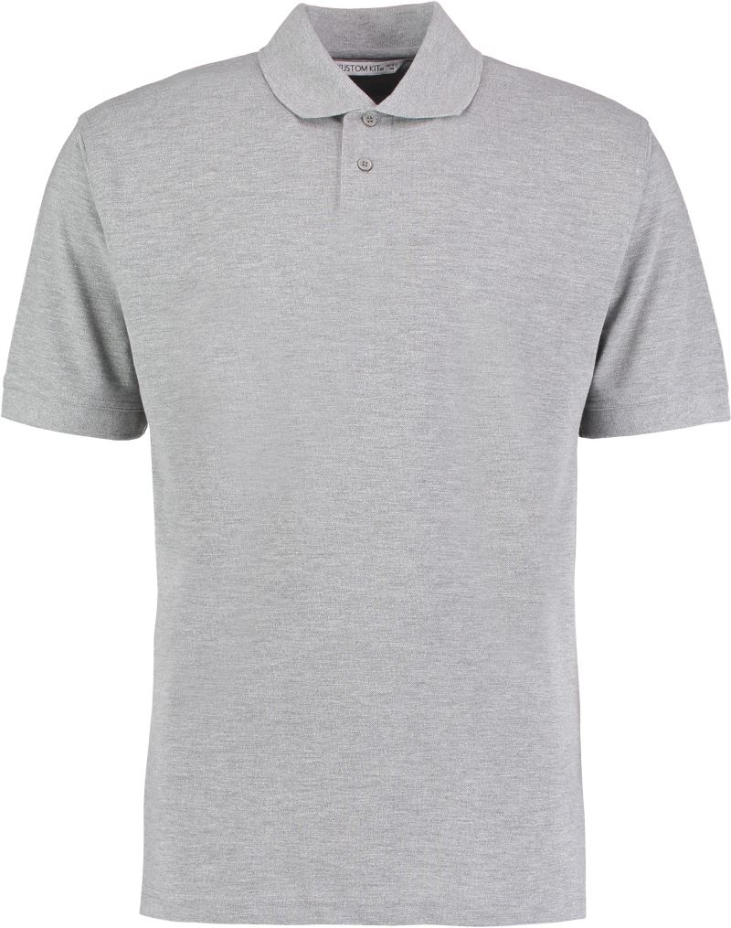 Levně Pánské piqué polo "Superwash" - heather grey solid