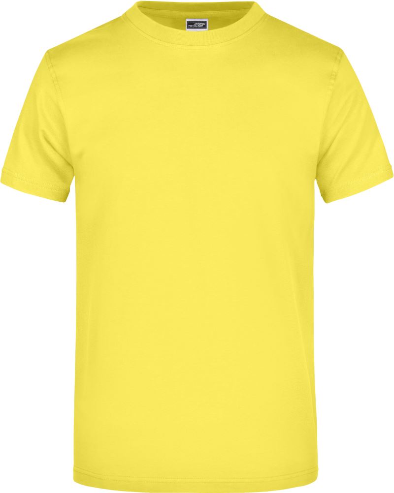 Levně Tričko z těžké bavlny - yellow