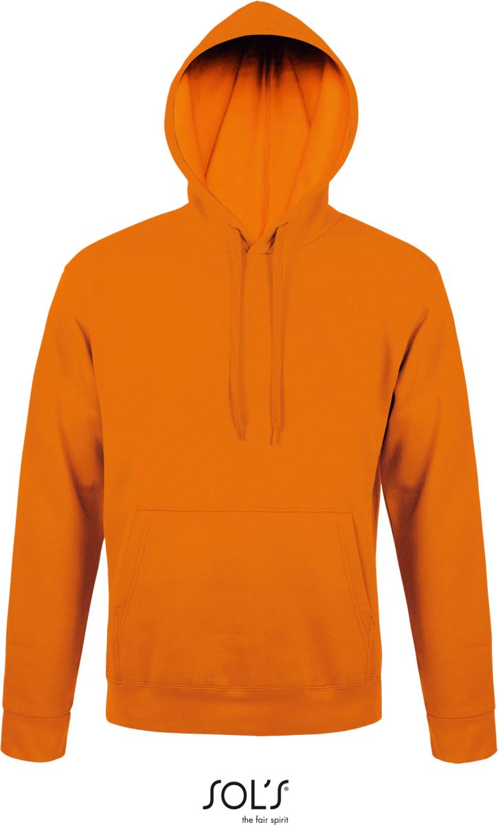 Levně Unisex mikina s kapucí - orange