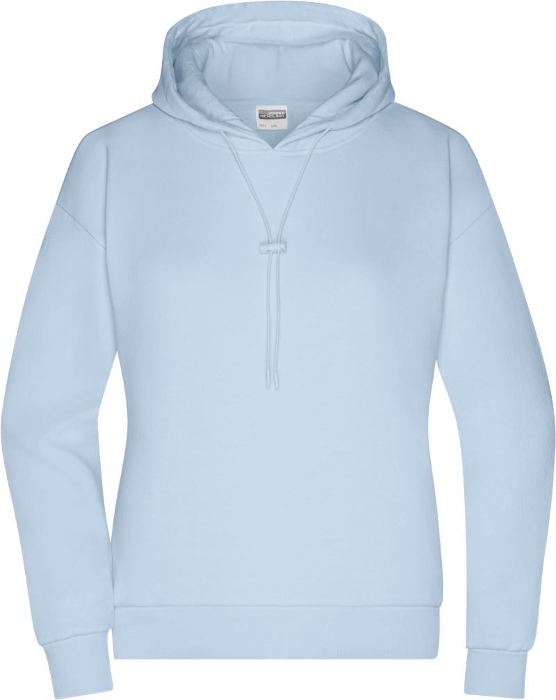 Levně Dámská mikina s kapucí "Lounge" - light blue