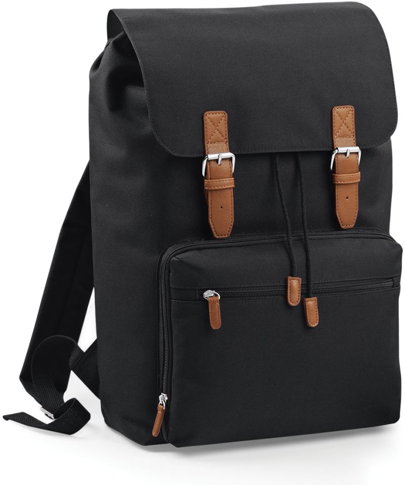 Levně Vintage batoh na notebook - black