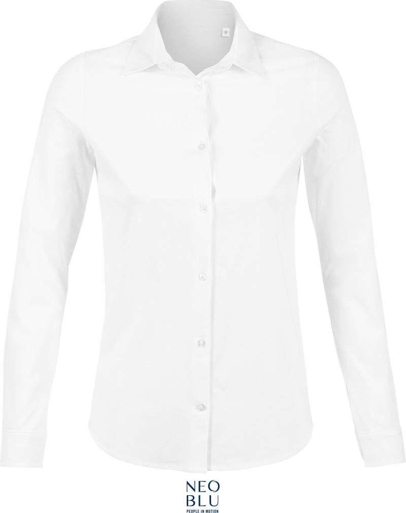Levně Halenka s dlouhým rukávem - optic white